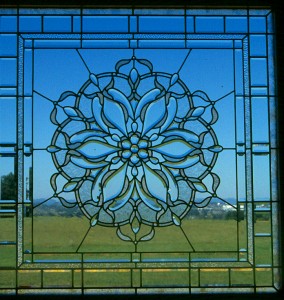 Leaded glass window by State of the Art Stained Glass Studio